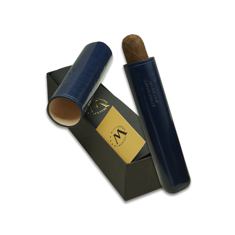 Montes Gerçek Deri El Yapımı 65 Ring Milan Tekli Puro Kılıfı