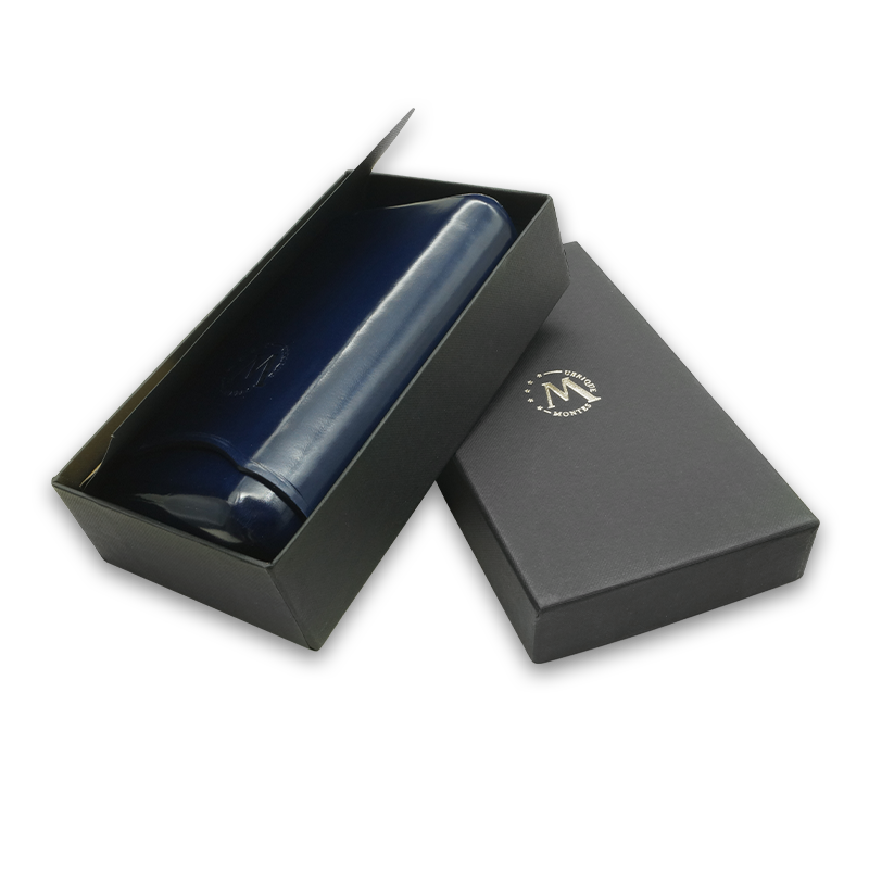 Montes Gerçek Deri El Yapımı 65 Ring Milan Üçlü Puro Kılıfı