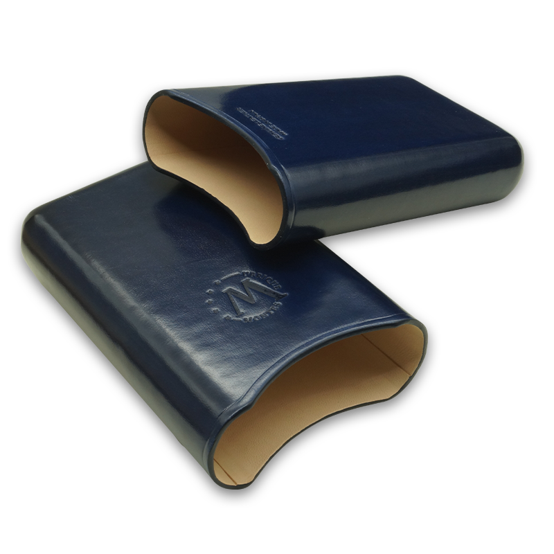 Montes Gerçek Deri El Yapımı 65 Ring Milan Üçlü Puro Kılıfı