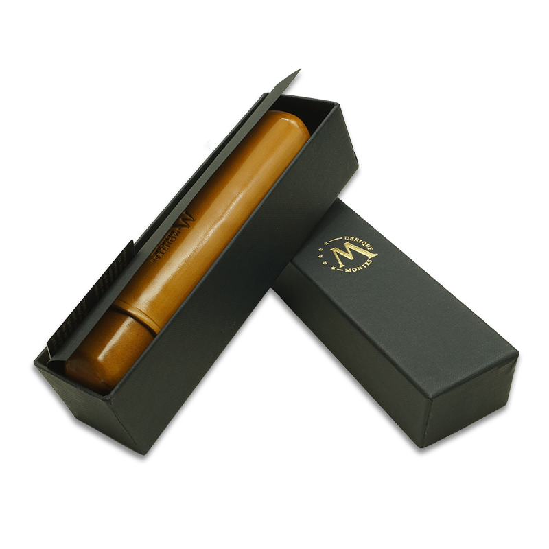 Montes Gerçek Deri El Yapımı 65 Ring Munich Tekli Puro Kılıfı