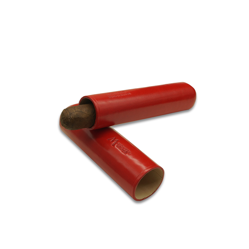 Montes Gerçek Deri El Yapımı 65 Ring Paris Tekli Puro Kılıfı