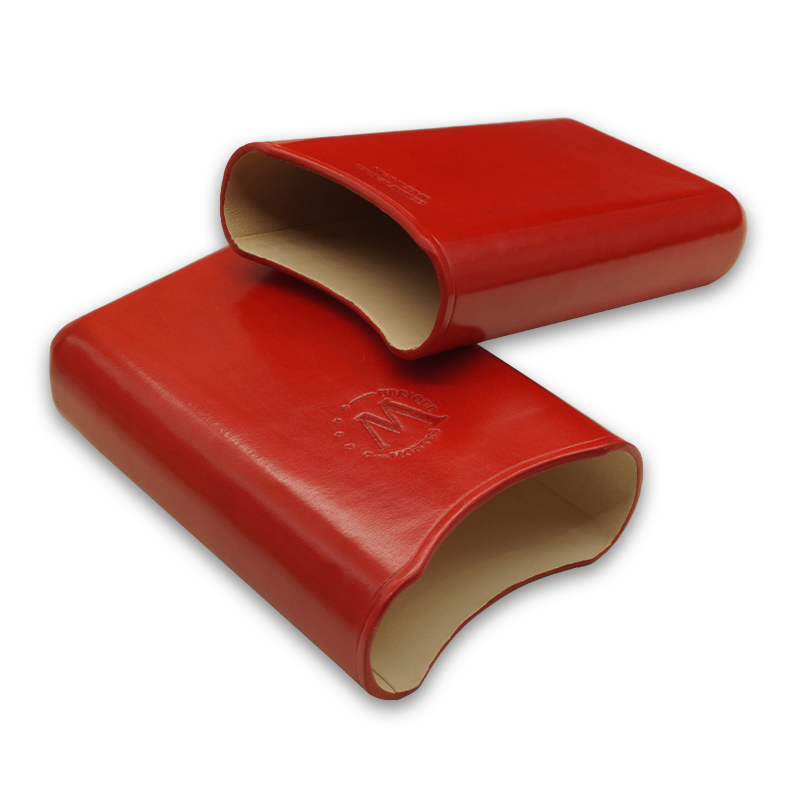 Montes Gerçek Deri El Yapımı 65 Ring Paris Üçlü Puro Kılıfı