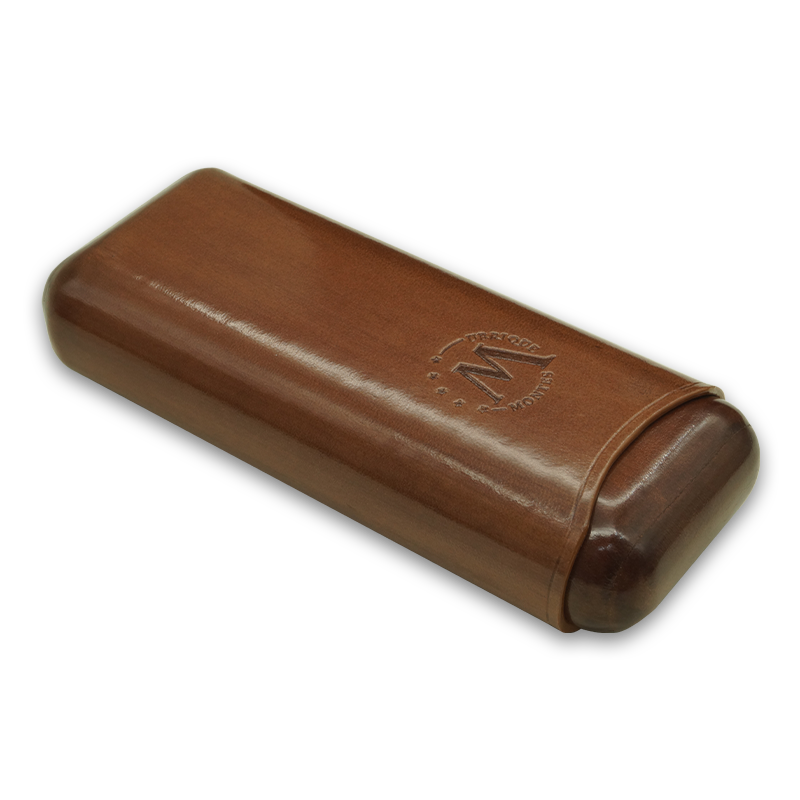 Montes Gerçek Deri El Yapımı 65 Ring Roma İkili Puro Kılıfı