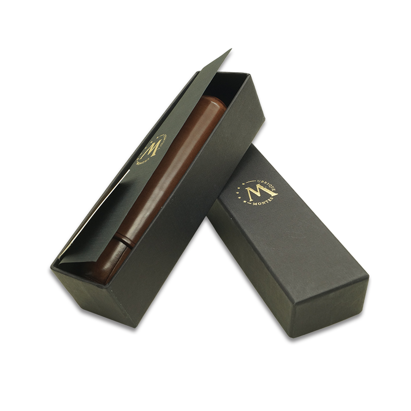 Montes Gerçek Deri El Yapımı 65 Ring Roma Tekli Puro Kılıfı