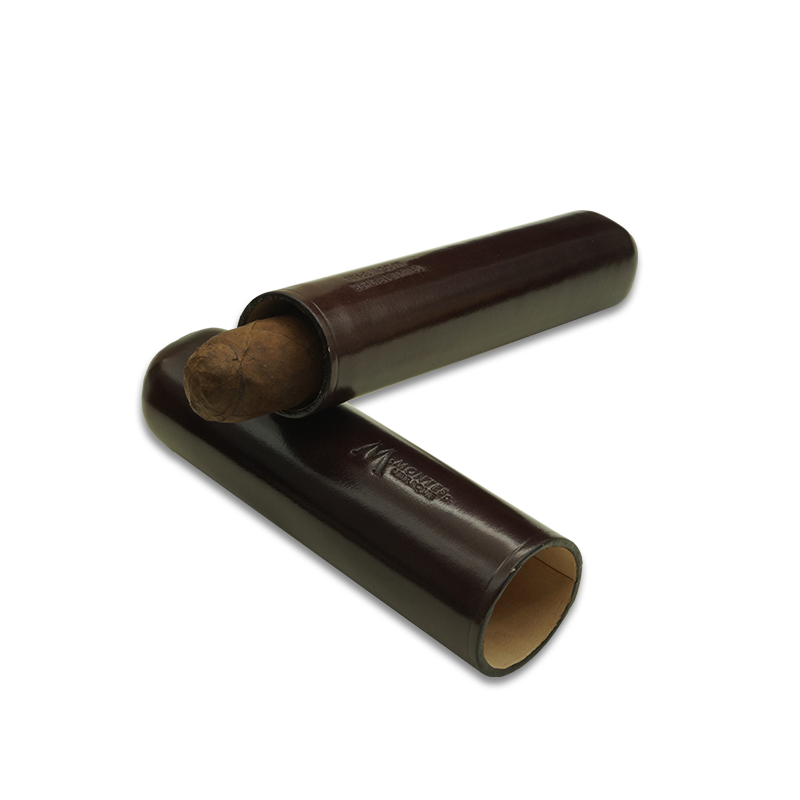 Montes Gerçek Deri El Yapımı 65 Ring Viena Tekli Puro Kılıfı