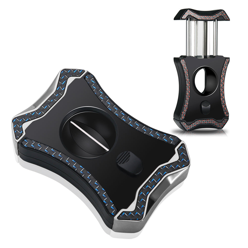 QC-1 Gümüş Lacivert V-Cut Puro Kesici