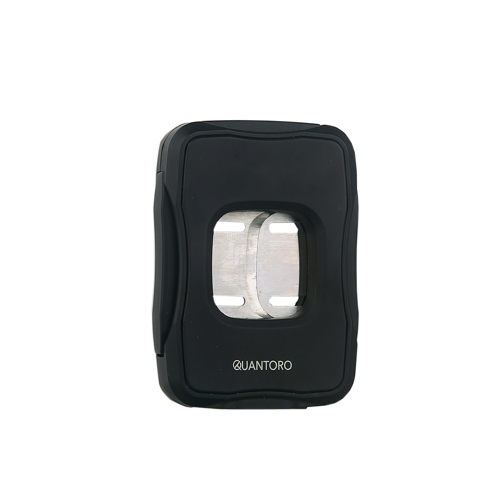 Quantoro QC-14 Dikdörtgen Çift Bıçaklı Black Puro Kesici