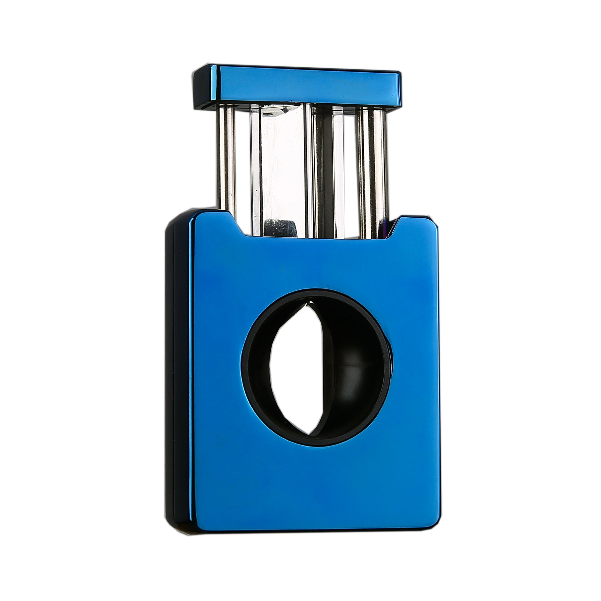 Quantoro QC-8 Metal V-Kesim Kare Puro Kesici Ice Blue