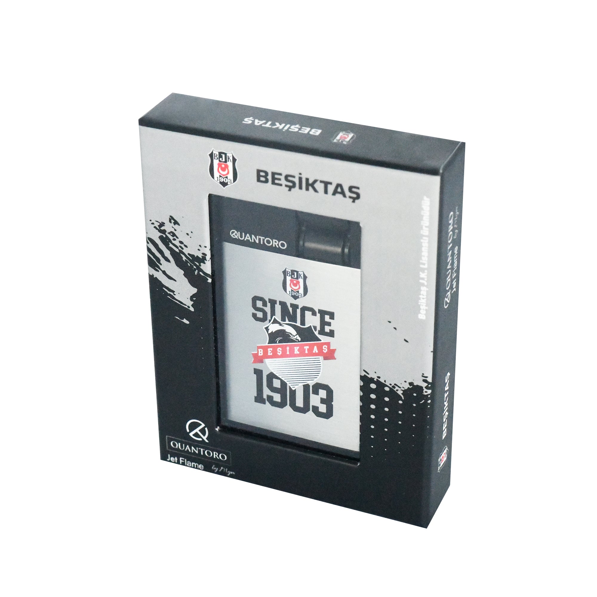 Beşiktaş Premium Jet Kutulu Taraftar Çakmak QT-2