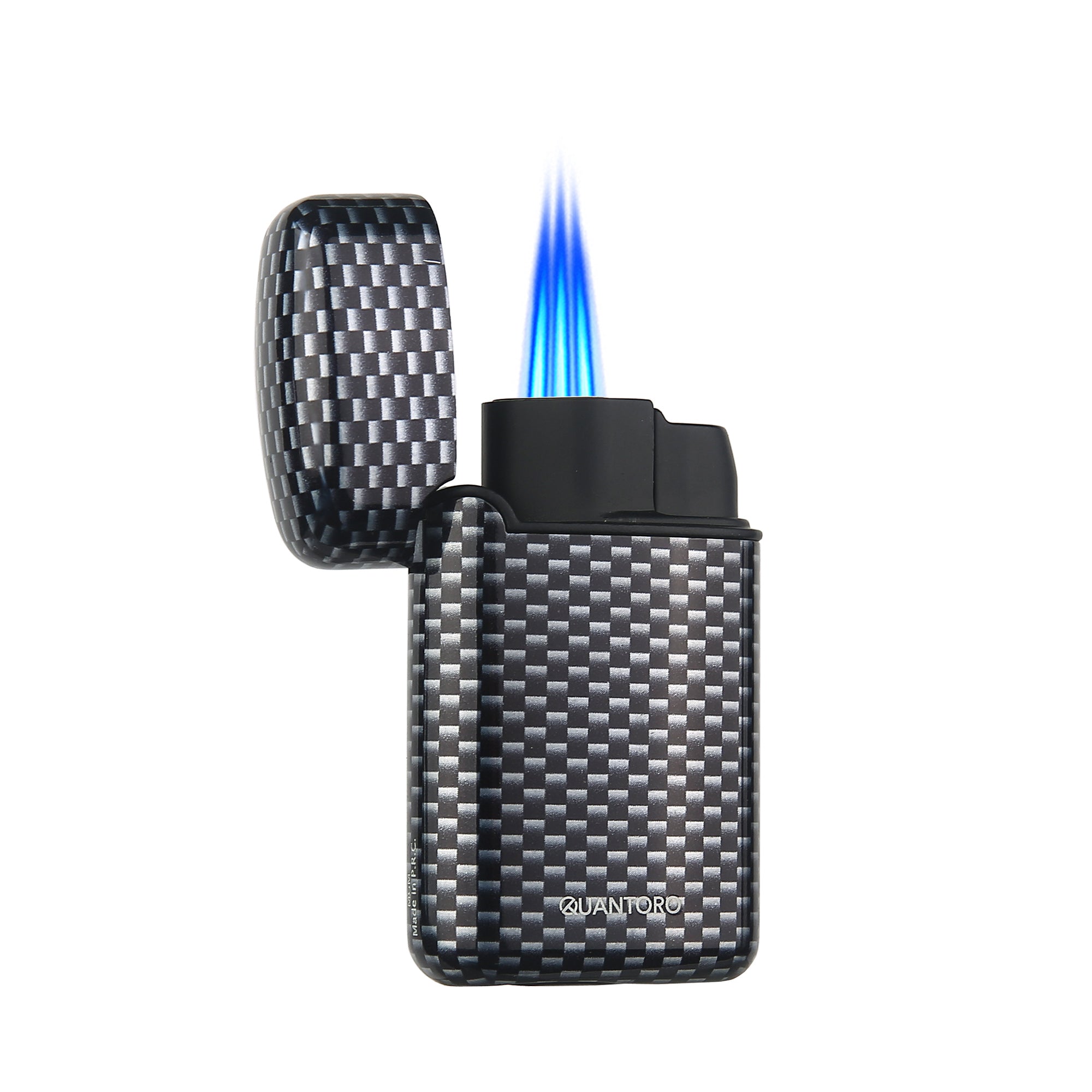 Quantoro MGM05-30 Delicili Üçlü Jet Alev Red Carbon Çakmak