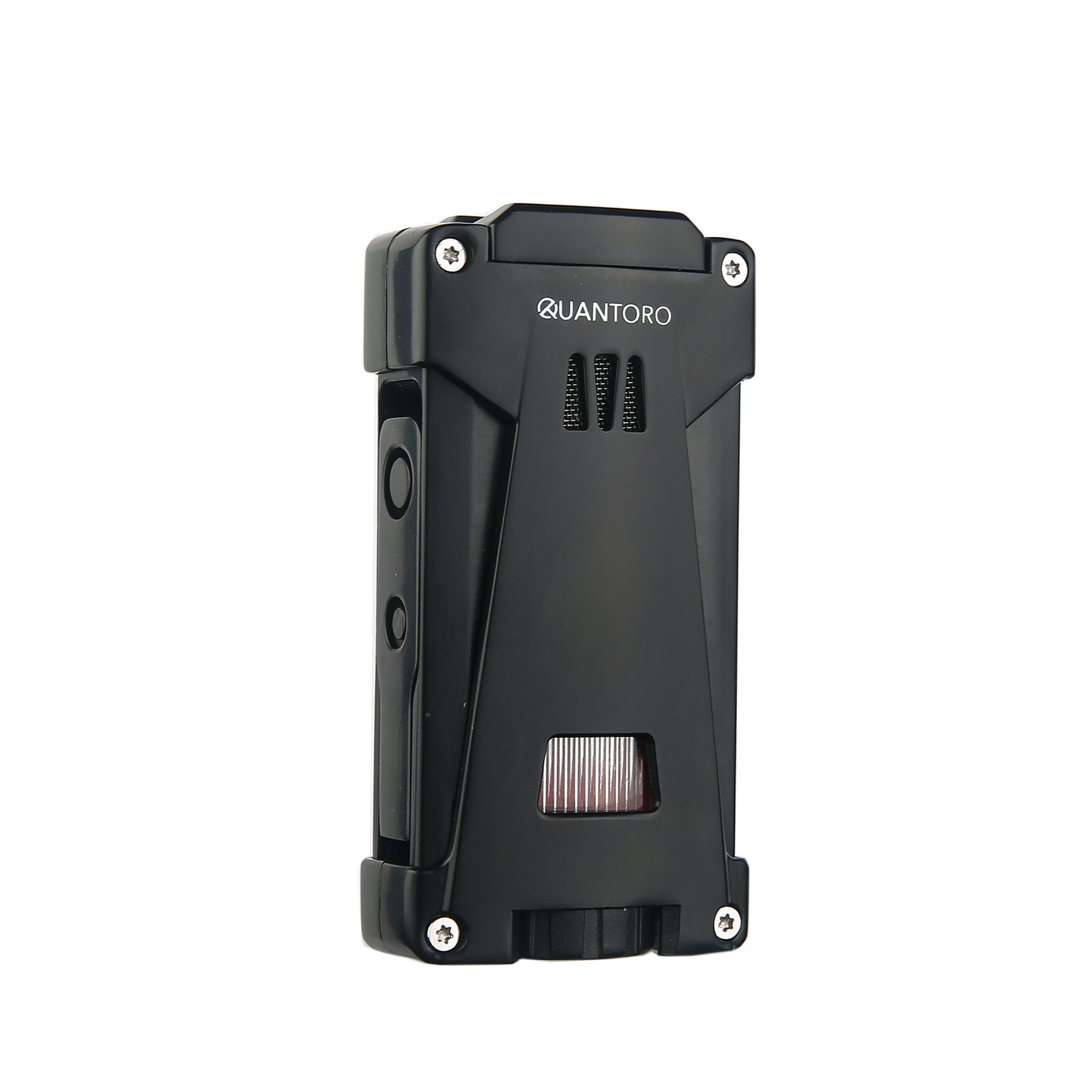 Quantoro MGM05-47 Triple Jet Flame Black Lighter with Penetrating Blade