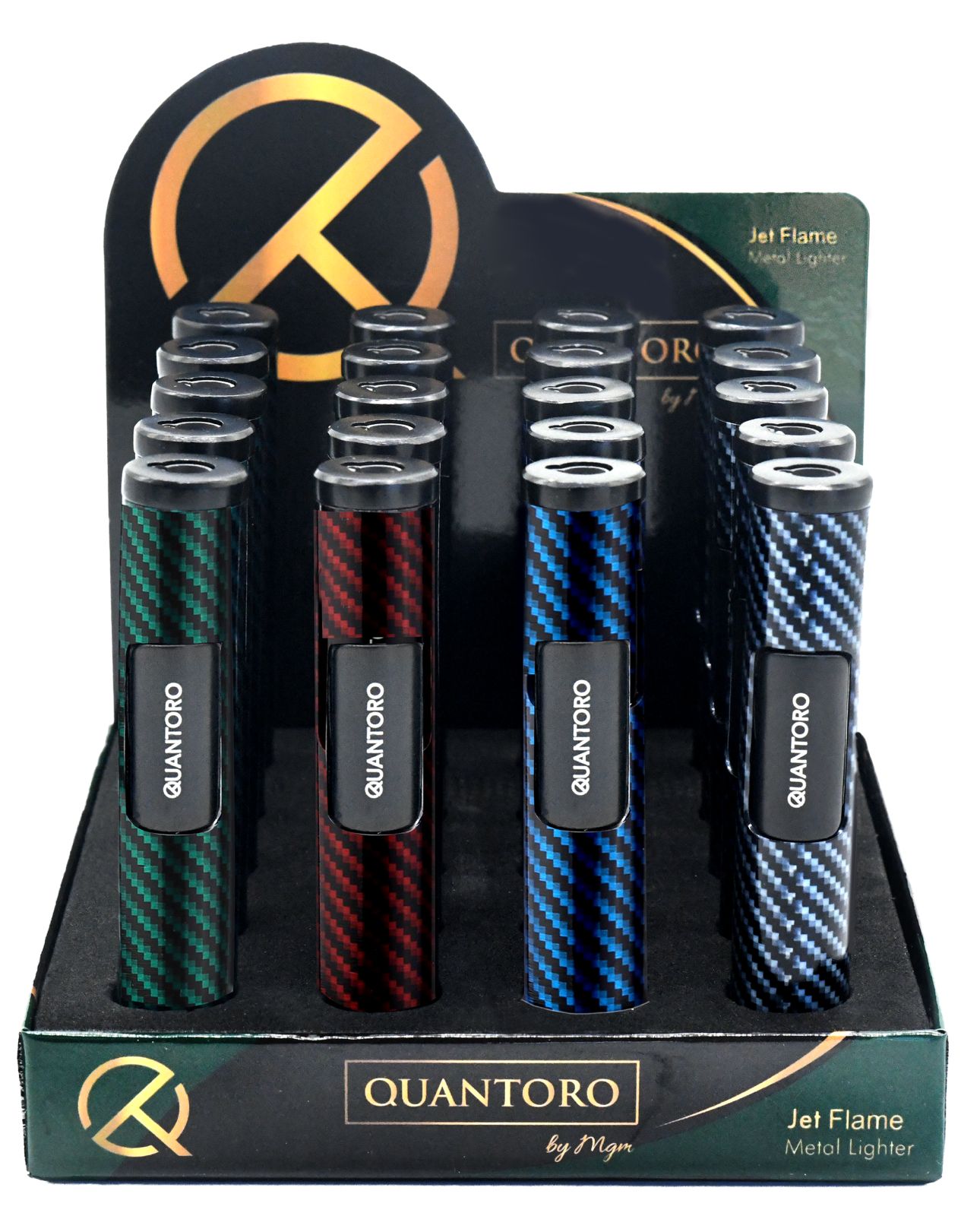 Quantoro MGM05-66 20'li Carbon Jet Alev Kalem Çakmak