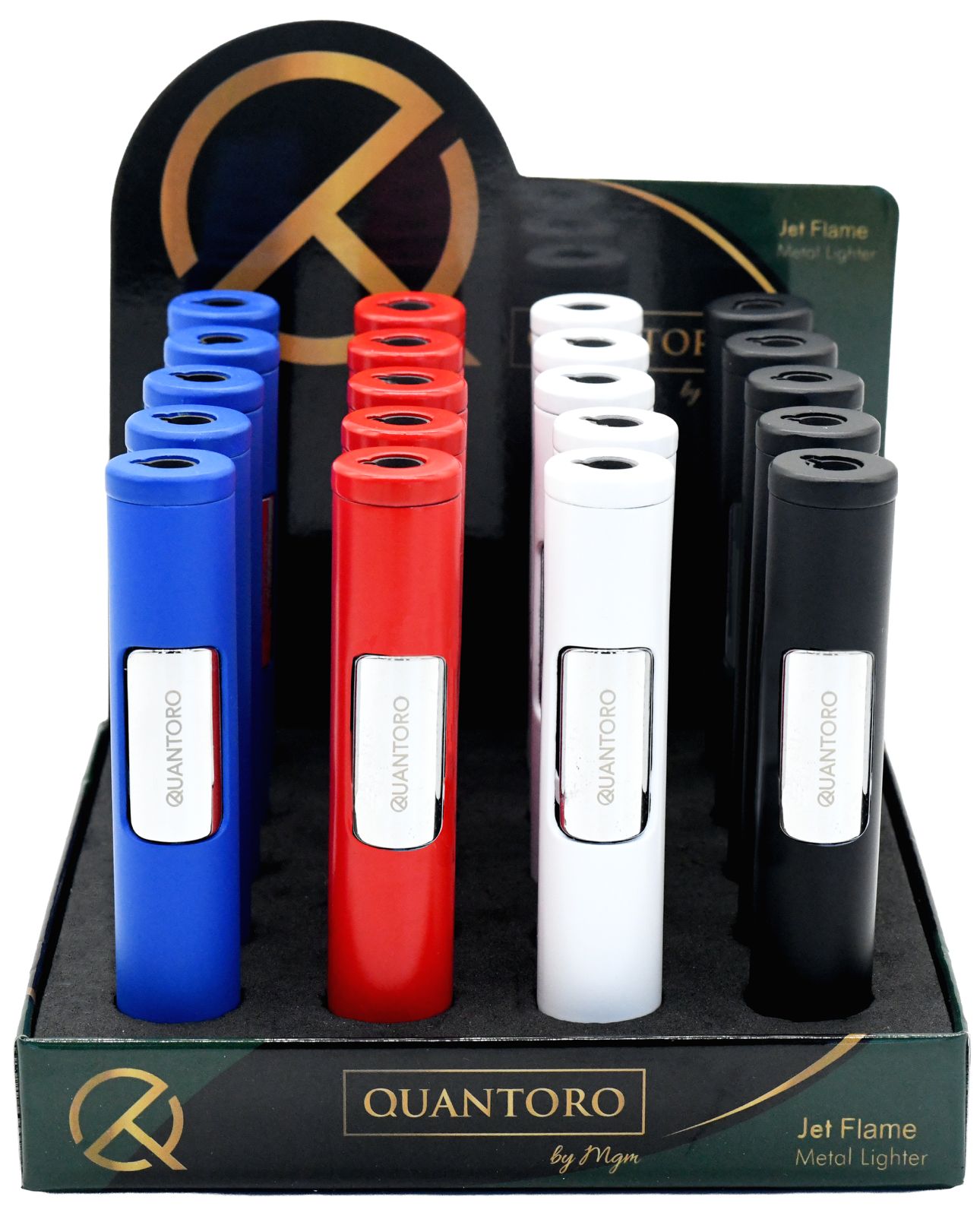 Quantoro MGM05-66 20'li Matte Jet Alev Kalem Çakmak