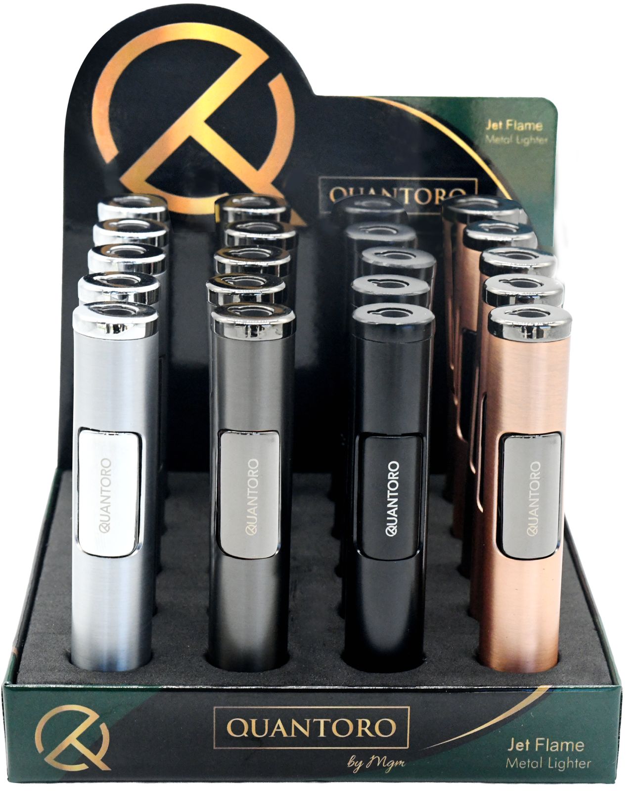 Quantoro MGM05-66 20'li Metalic Jet Alev Kalem Çakmak