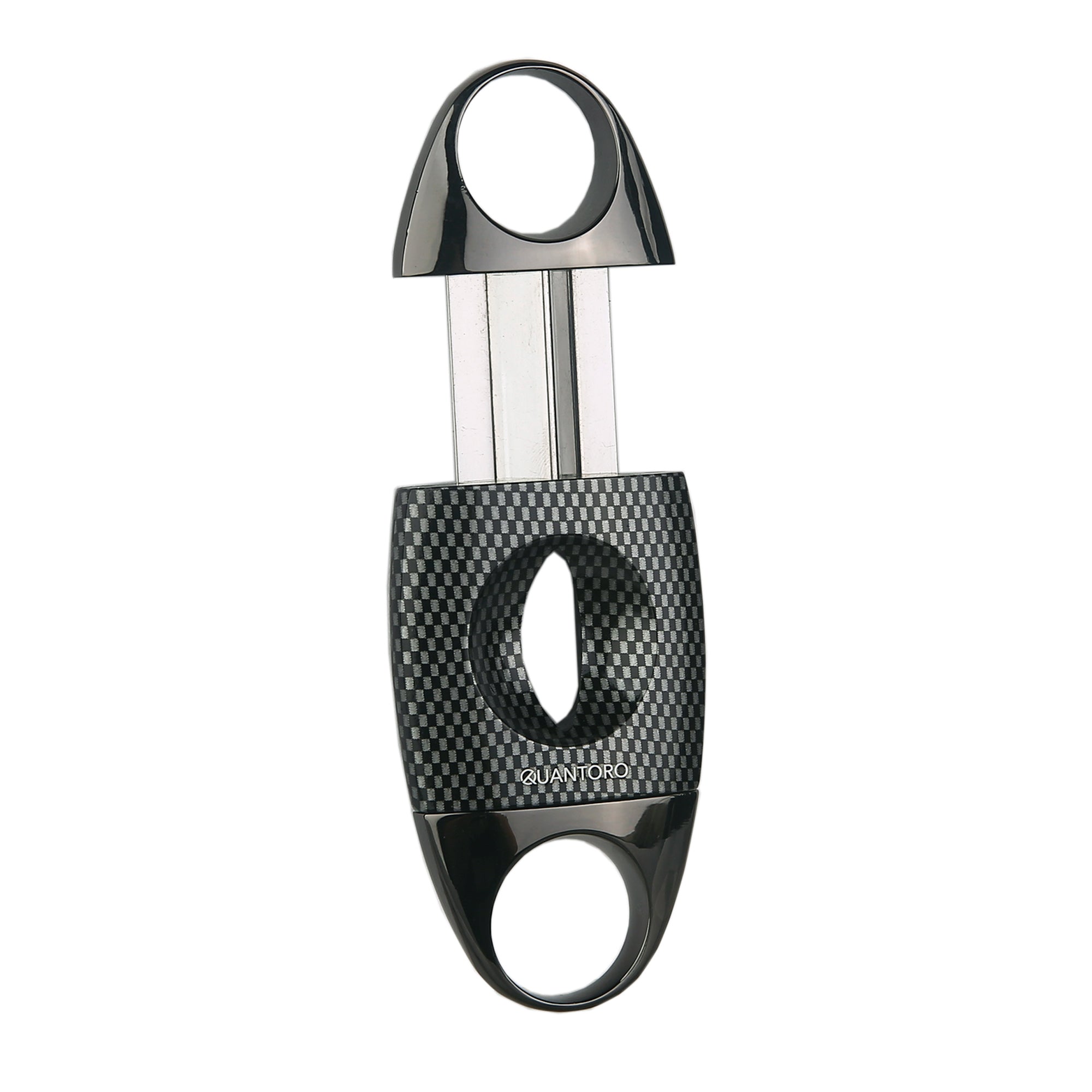 Quantoro QC-10 V-Cut Black Carbon Cigar Cutter