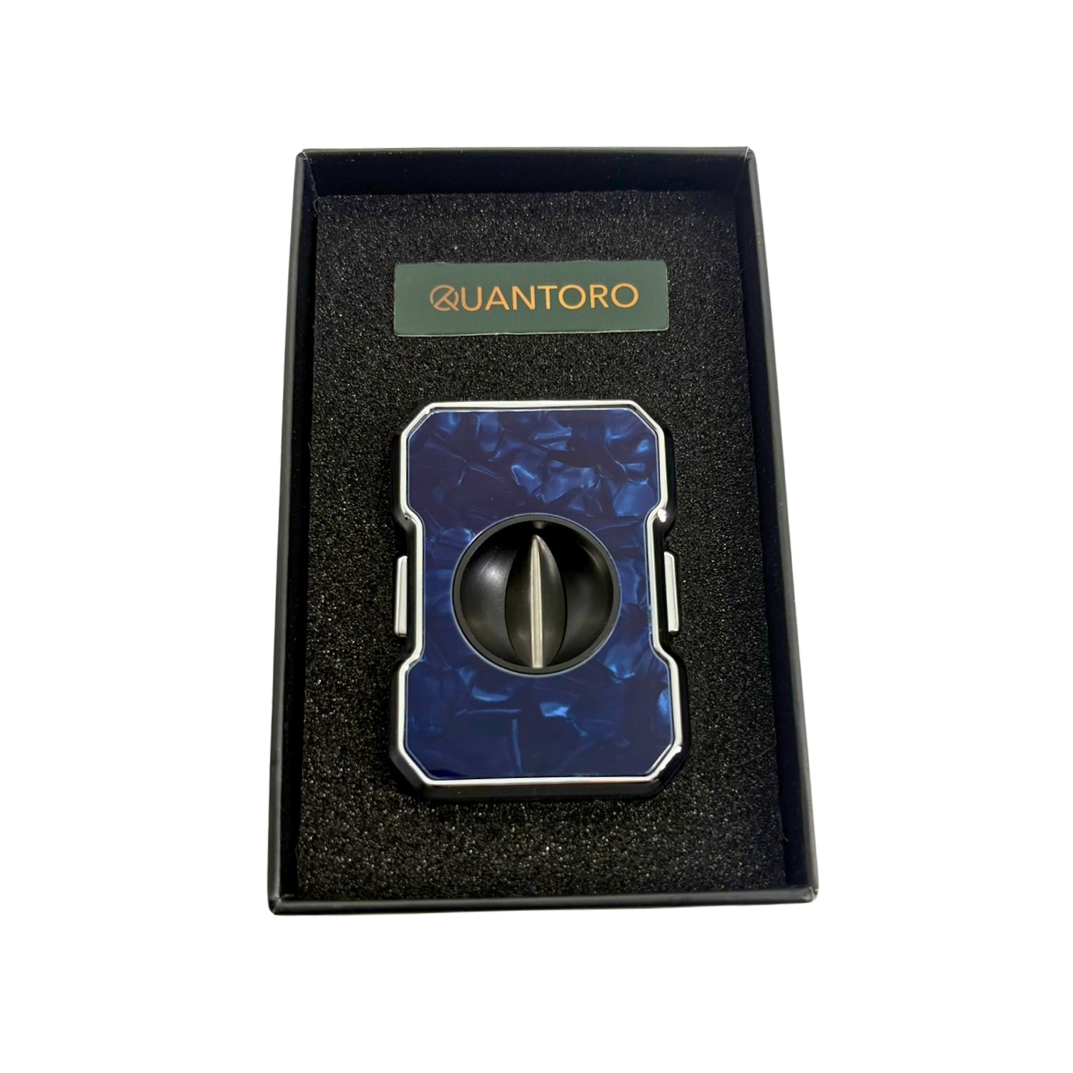 Quantoro QC-7 Chrome Blue Crackle Puro Kesici