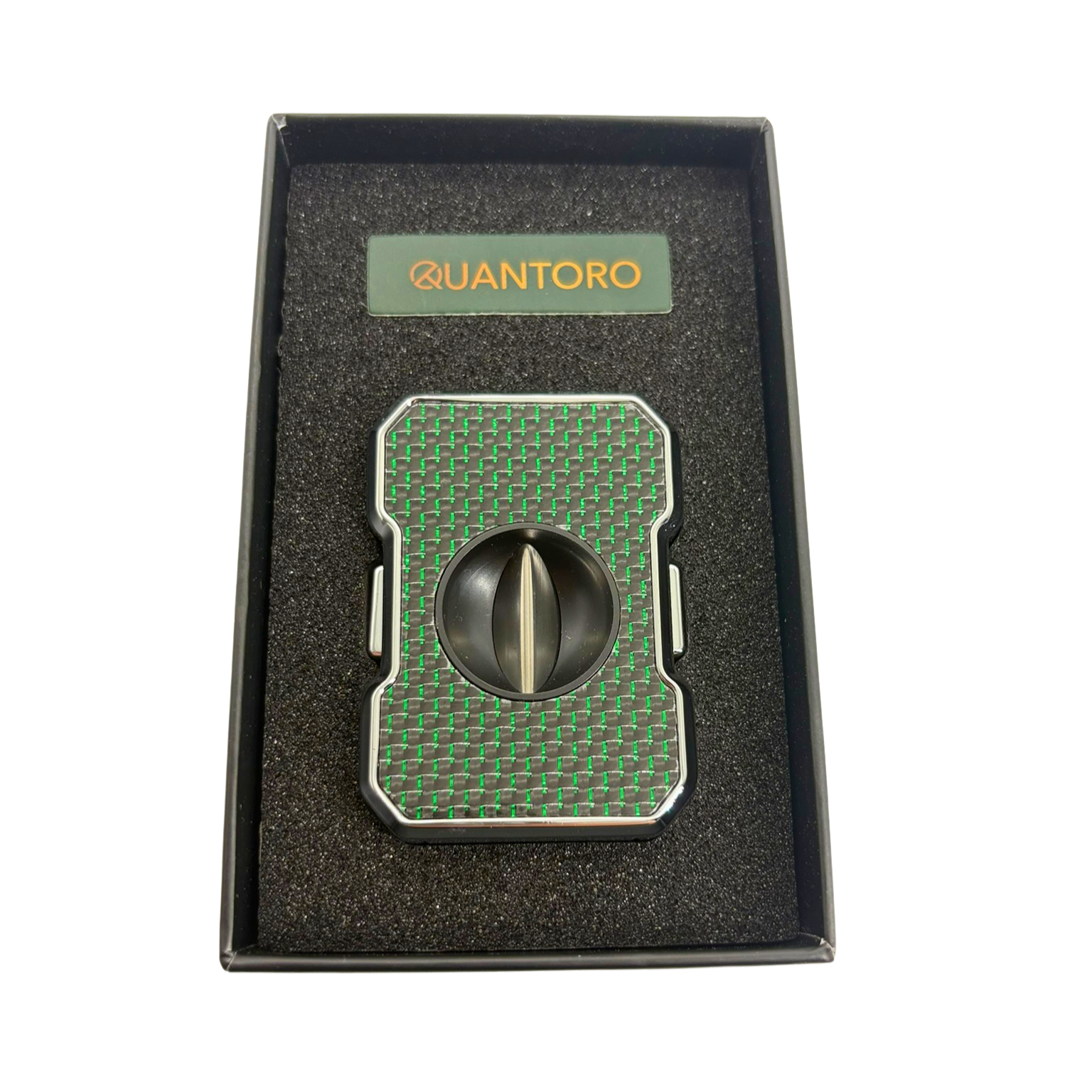 Quantoro QC-7 Chrome Green Carbon Puro Kesici