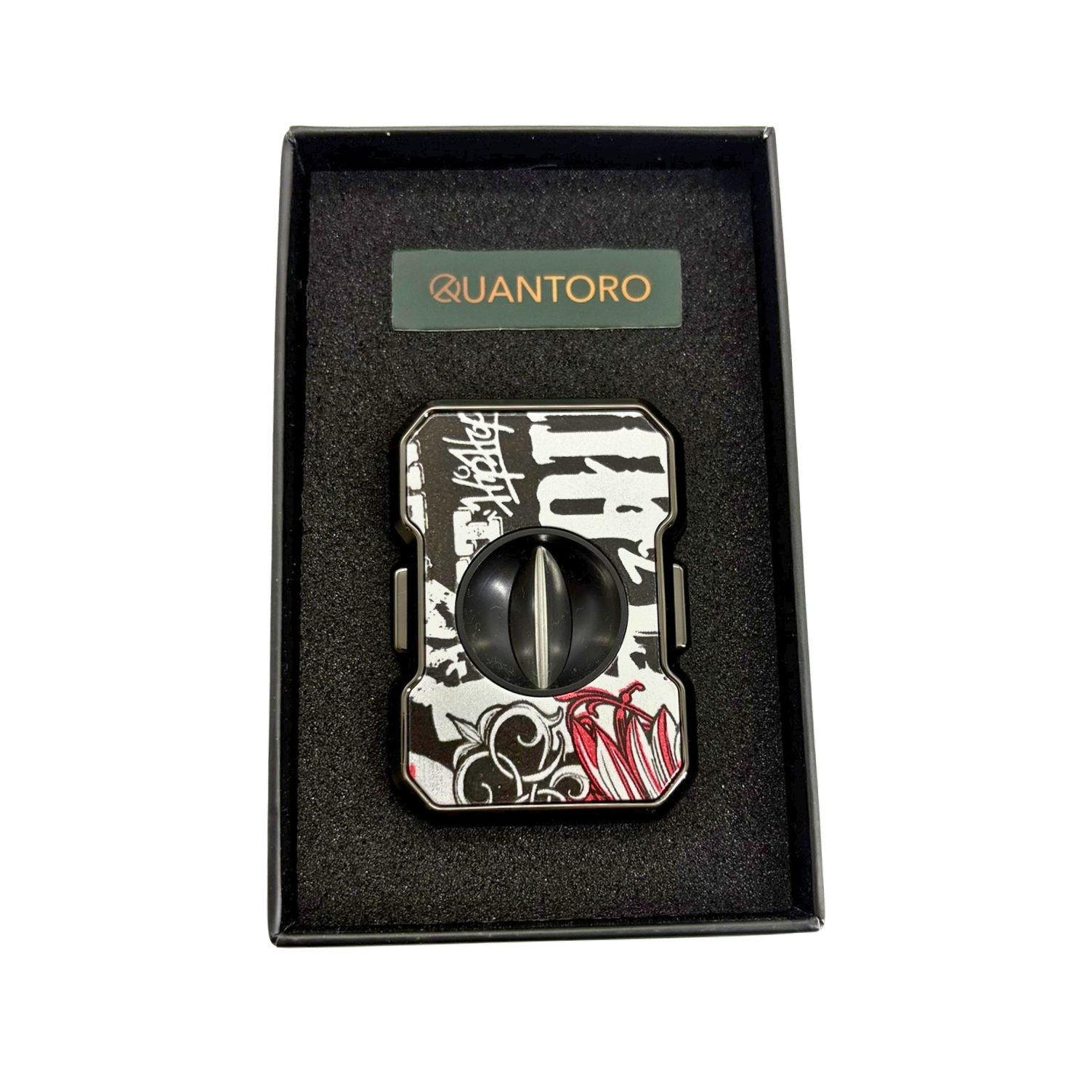 Quantoro QC-7 Gunmetal Graffiti I Puro Kesici