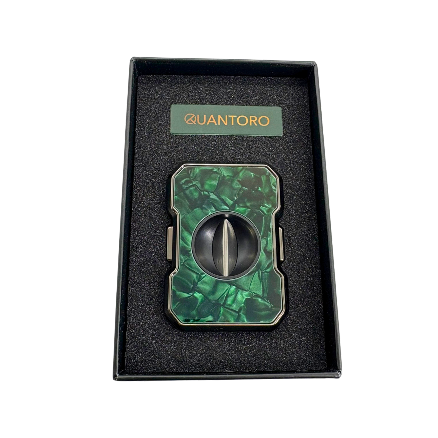 Quantoro QC-7 Gunmetal Jade Crackle Puro Kesici