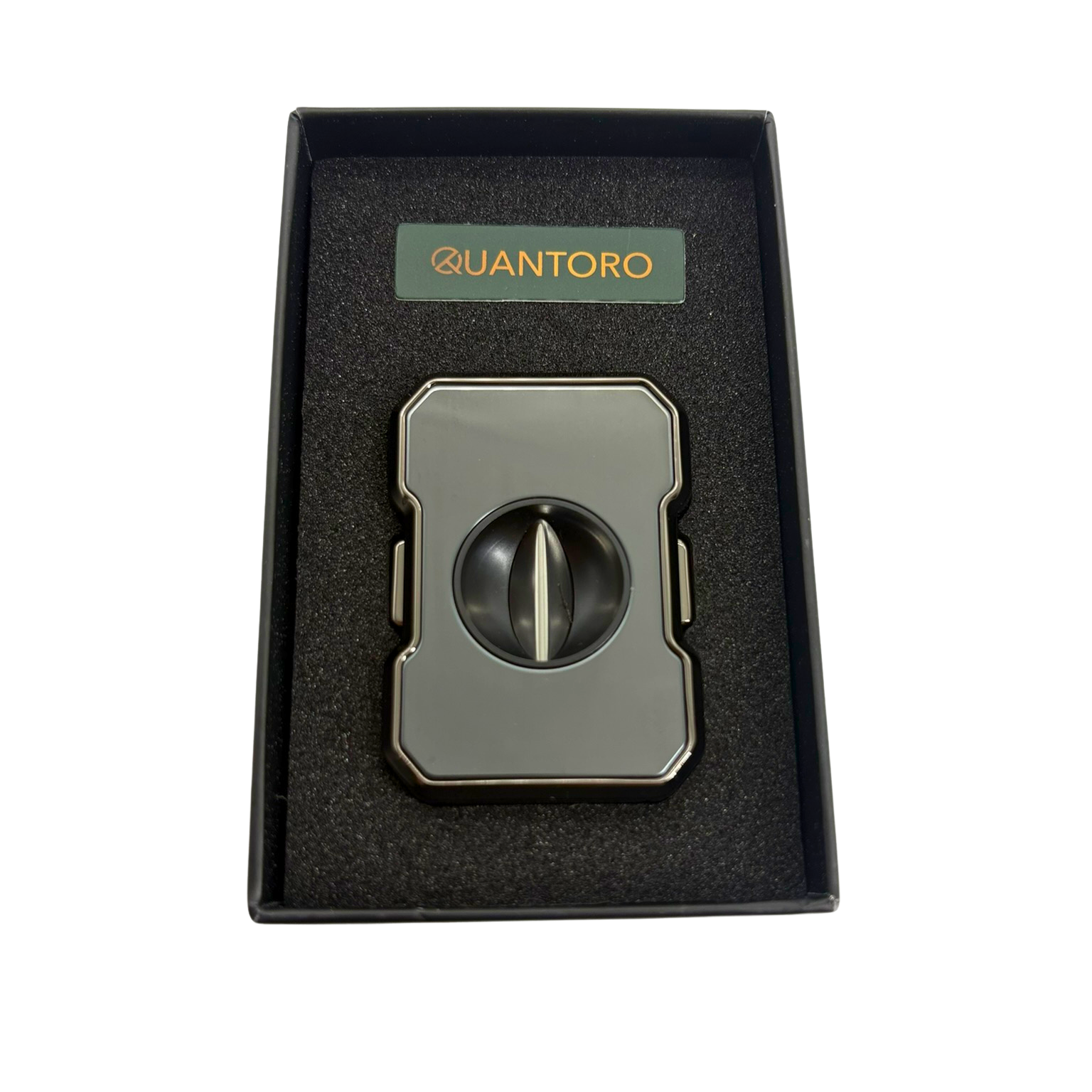 Quantoro QC-7 Gunmetal Shiny Gun Puro Kesici