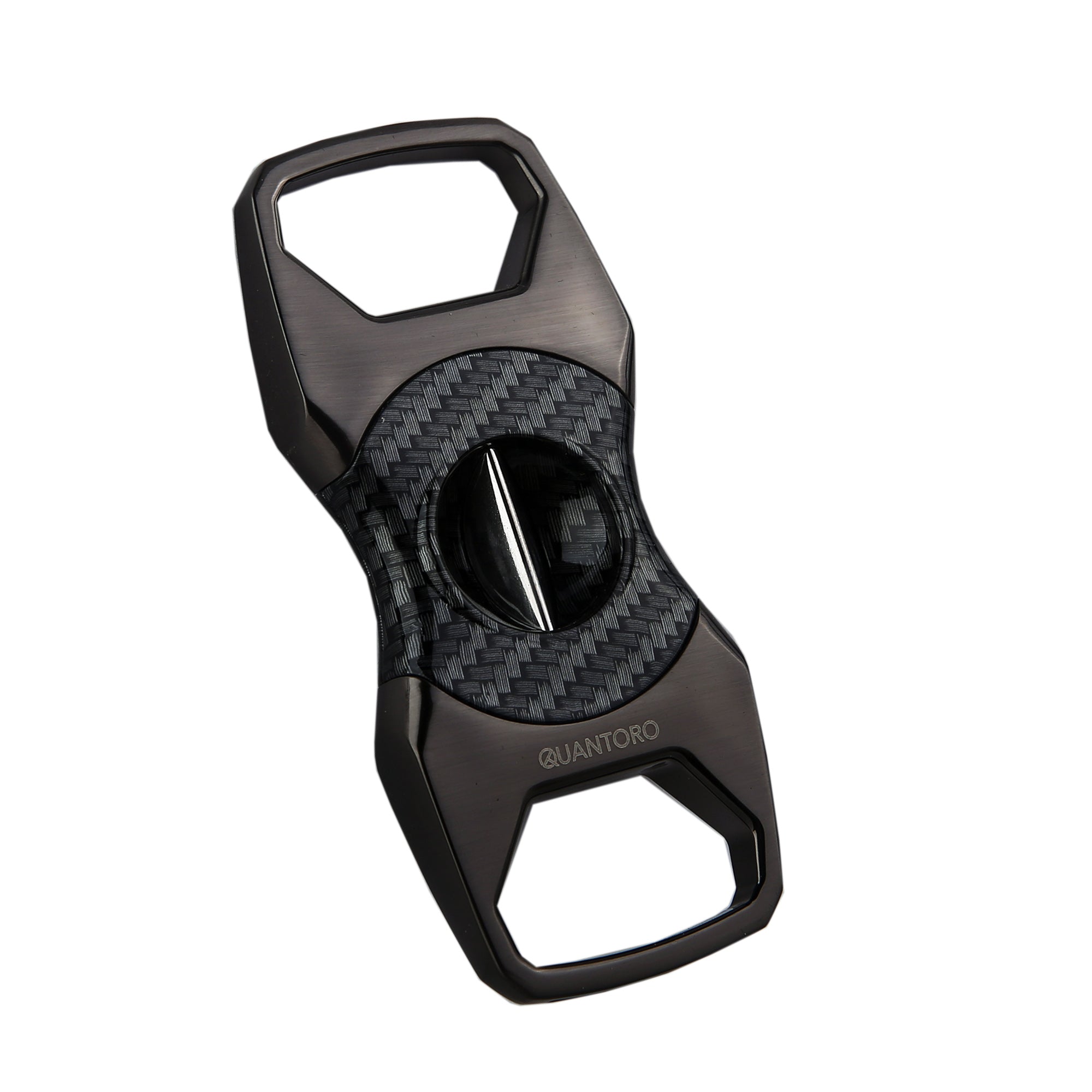 Quantoro QC-9 V-Kesim Gunmetal Carbon Puro Kesici