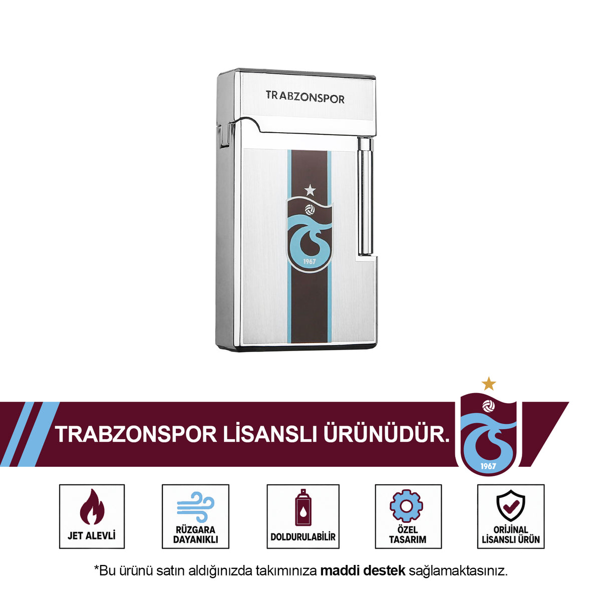Trabzonspor Licensed Premium Lighter DP-02 26U26U005