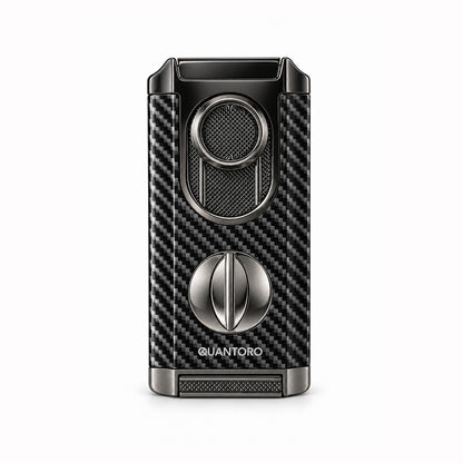 2'li Karbon Puro Seti | Premium Çakmak+Seyahat Humidoru