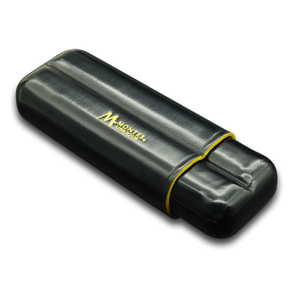 Montes Gerçek Deri El Yapımı 52 Ring Dark İkili Puro Kılıfı