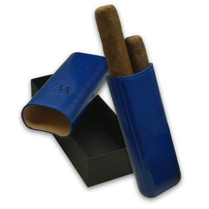 Montes Gerçek Deri El Yapımı 52 Ring Monaco İkili Puro Kılıfı