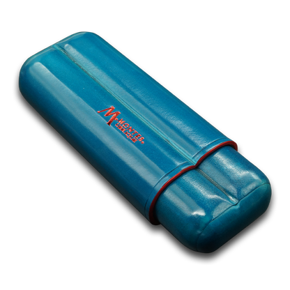 Montes Gerçek Deri El Yapımı 52 Ring Ocean İkili Puro Kılıfı