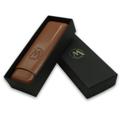 Montes Gerçek Deri El Yapımı 52 Ring Roma İkili Puro Kılıfı