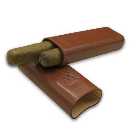 Montes Gerçek Deri El Yapımı 52 Ring Roma İkili Puro Kılıfı