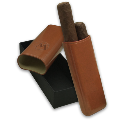 Montes Gerçek Deri El Yapımı 52 Ring Roma İkili Puro Kılıfı