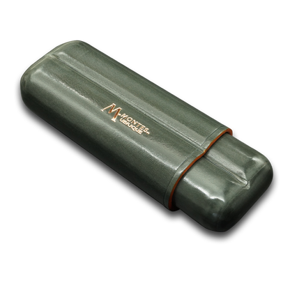 Montes Gerçek Deri El Yapımı 52 Ring Shadow İkili Puro Kılıfı