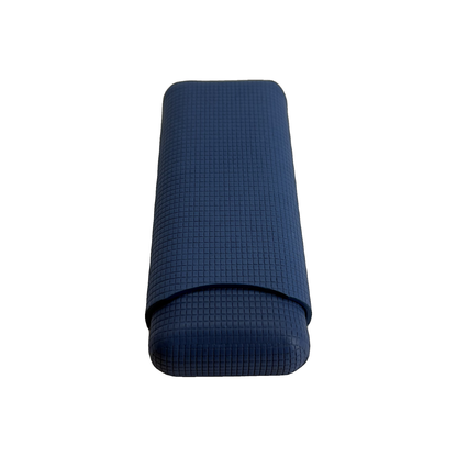 Montes Gerçek Deri El Yapımı 70 Ring Lacivert İkili Puro Kılıfı