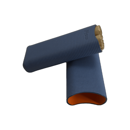 Montes Gerçek Deri El Yapımı 70 Ring Lacivert İkili Puro Kılıfı