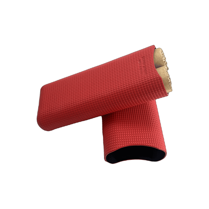 Montes Gerçek Deri El Yapımı 70 Ring Kırmızı İkili Puro Kılıfı