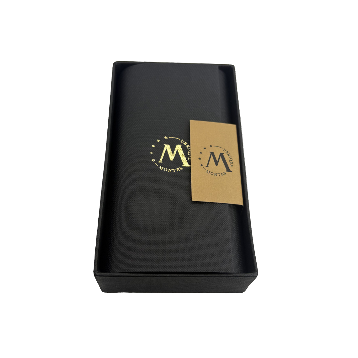 Montes 55 Ring Gri/Siyah Üçlü Puro Kılıfı