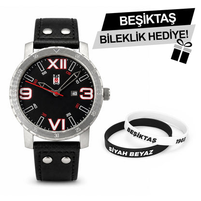Beşiktaş Lisanslı Kol Saati 56E2S45772 - BJK Bileklik Hediyeli