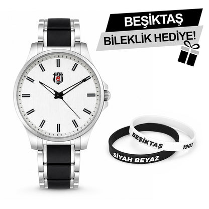 Beşiktaş Lisanslı Kol Saati B01918A-02 - BJK Bileklik Hediyeli