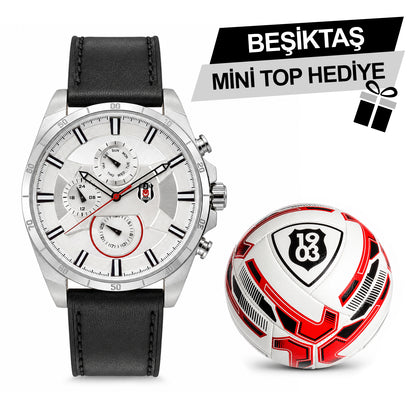 Beşiktaş Lisanslı Kol Saati B01919P-02 - BJK Mini Top Hediyeli