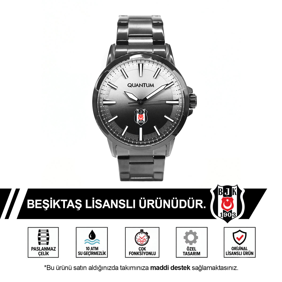 Beşiktaş Quantum Kol Saati GNL69E4514 - M2 - BJK KUPA HEDİYELİ