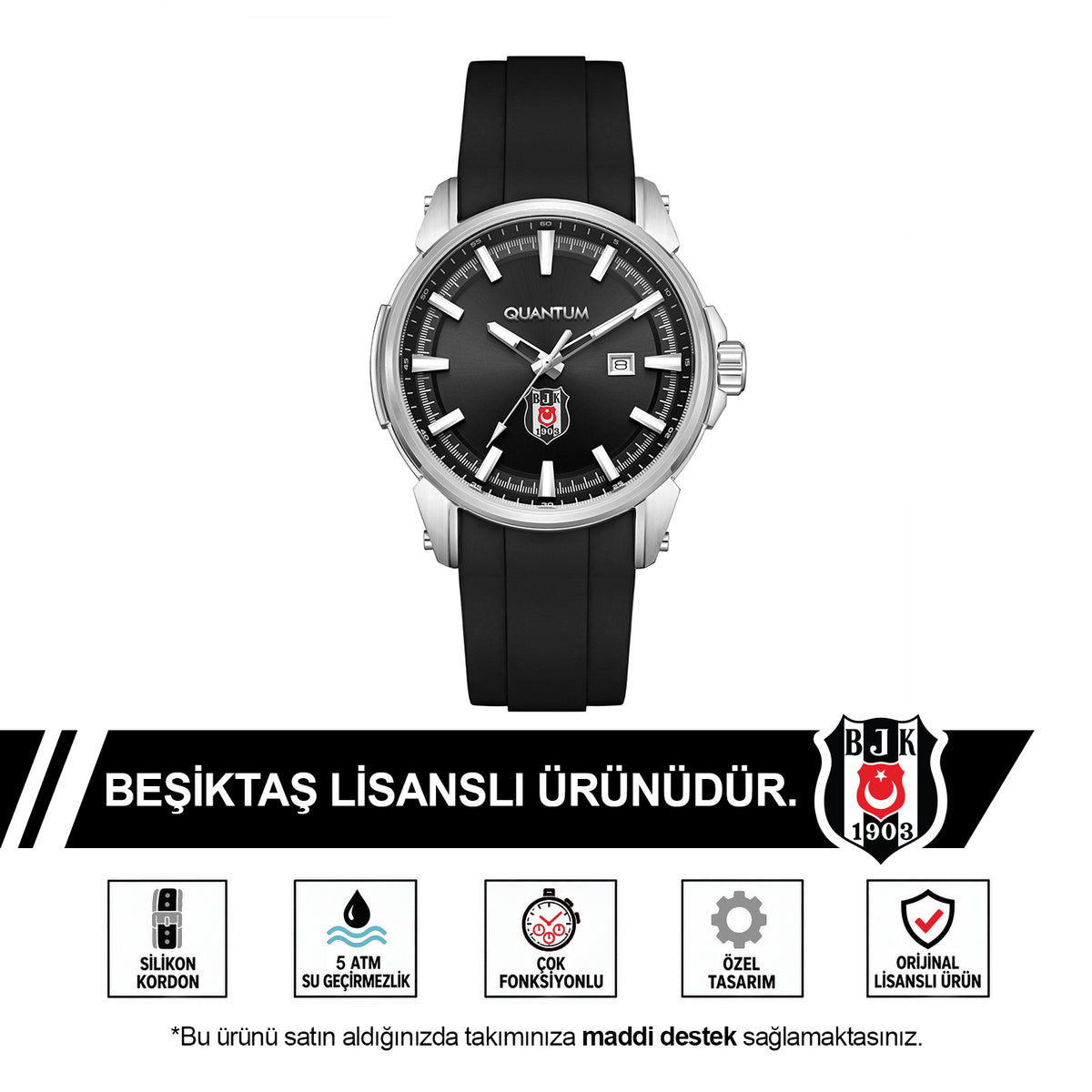 Beşiktaş Quantum Kol Saati GNLMGE450004 S-4/25 - BJK KUPA HEDİYELİ