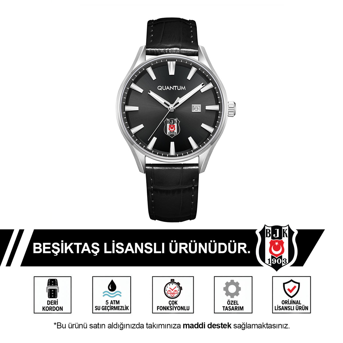 Beşiktaş Quantum Kol Saati GNLMGE450006 SD-2 - BJK KUPA HEDİYELİ