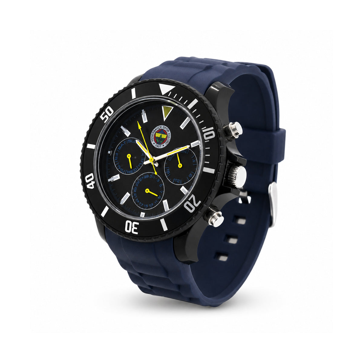 Fenerbahçe Navy Blue Wristwatch HA036U3S55 - FB Keychain Included as a Gift