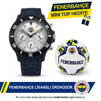 Fenerbahçe Navy Blue Wristwatch HA036U3S56 - FB Keychain Included as a Gift