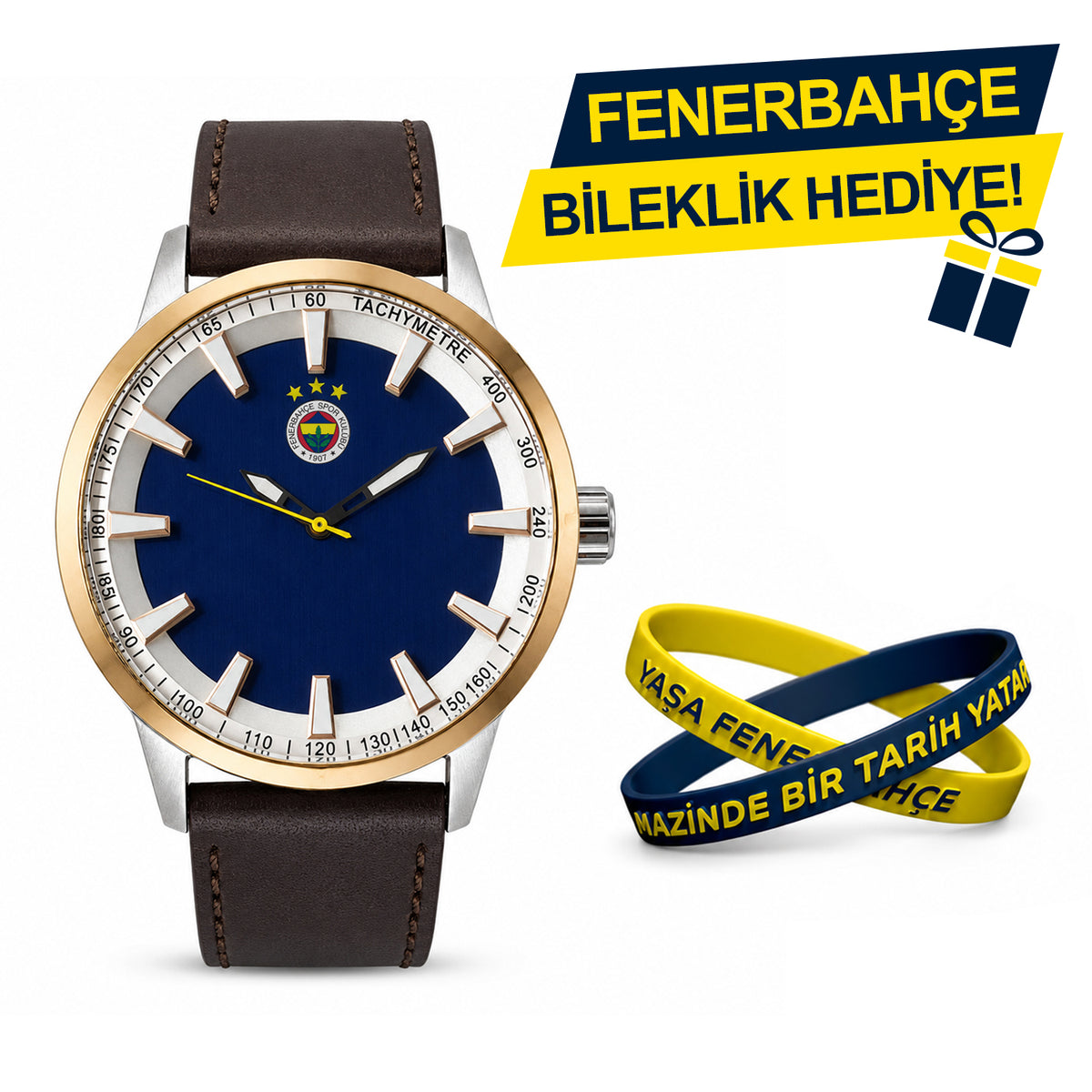 Fenerbahçe Lisanslı Kol Saati HA036E6S11 - FB Bileklik Hediyeli