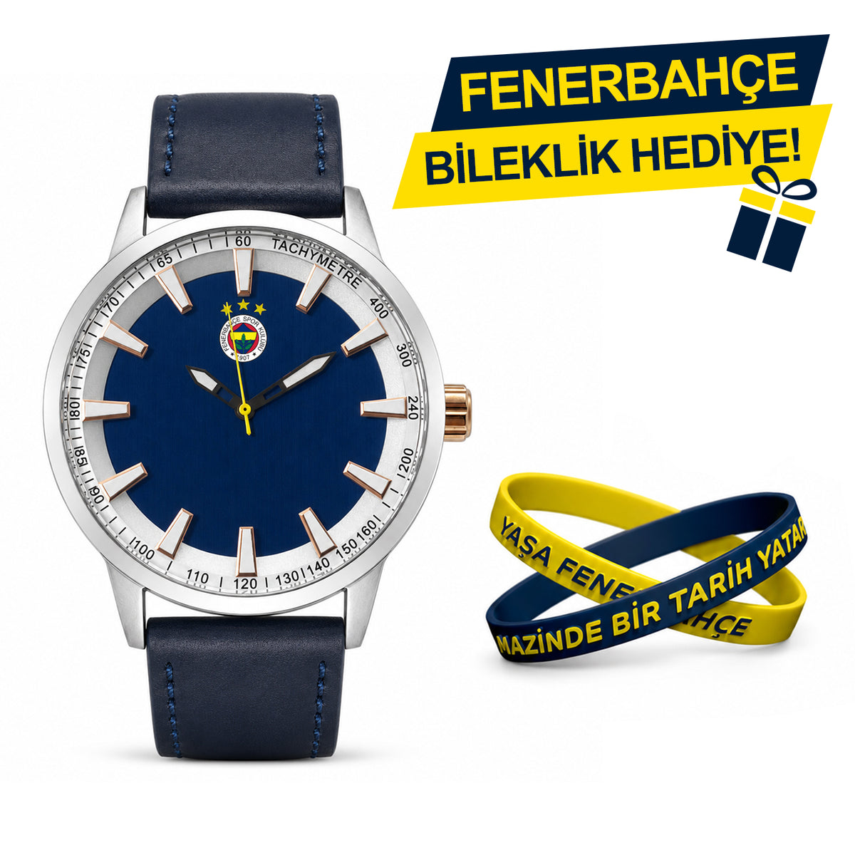 Fenerbahçe Lisanslı Kol Saati HA036E6S12 - FB Bileklik Hediyeli