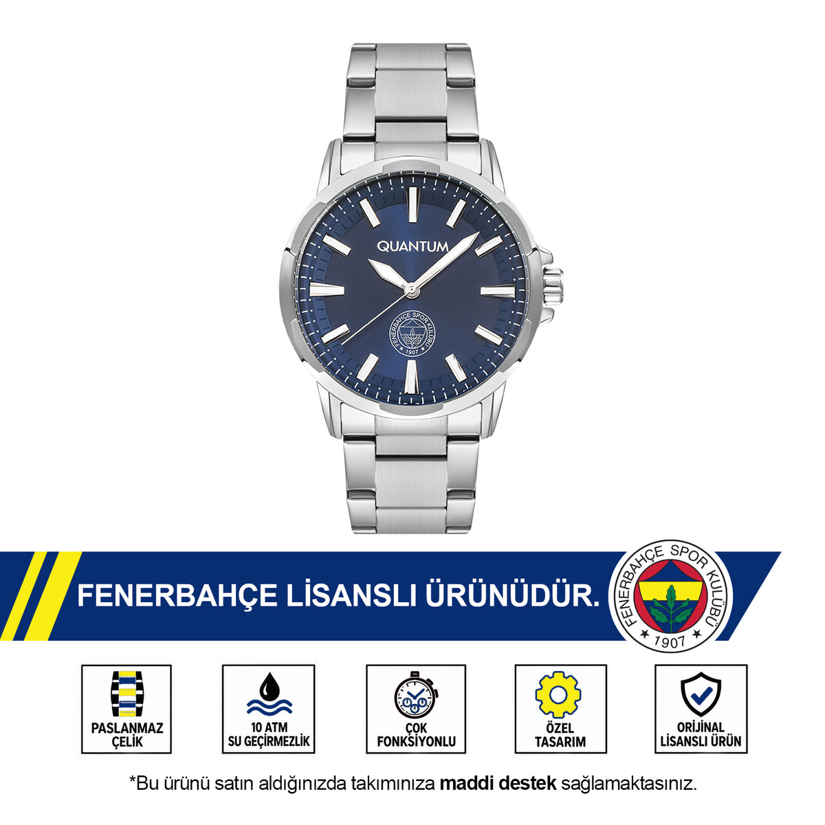 Fenerbahçe Quantum Wristwatch HA036UDS18 - M4 - FREE FB CUP GIFT