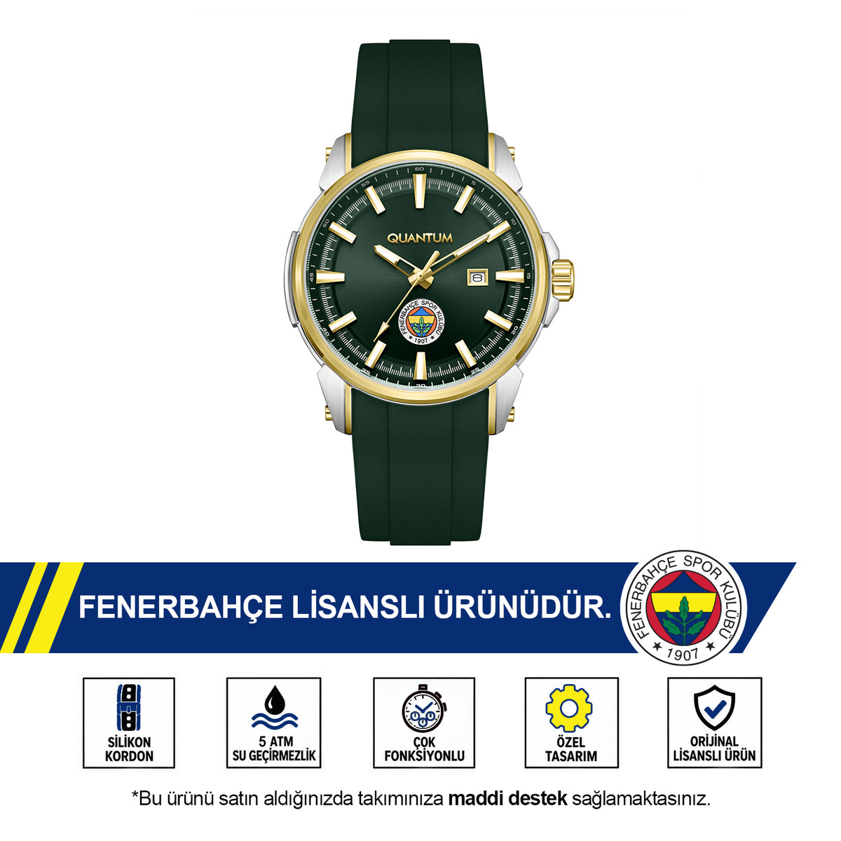 Fenerbahçe Quantum Watch HA036UFS10 SY-4/25 - Includes a Free FB Cup